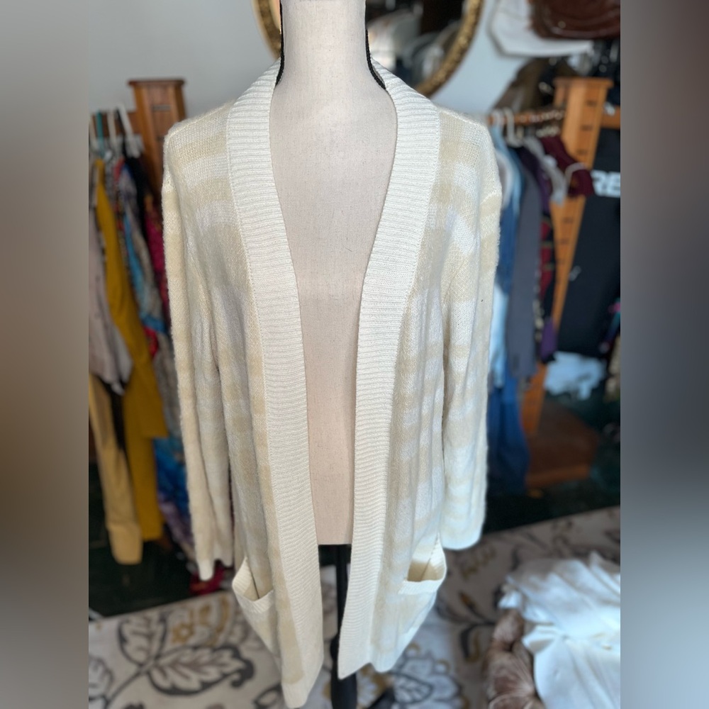 Cream and off white cardigan
